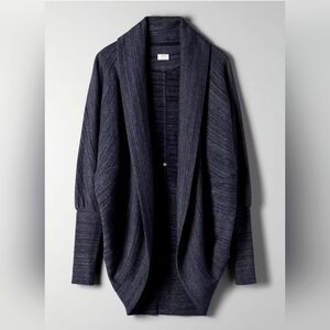 Wilfred Black Open Cardigan